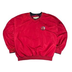 Vintage Cutter & Buck Indiana Hoosiers 2002 NCAA Finalist Pullover Red Mens L